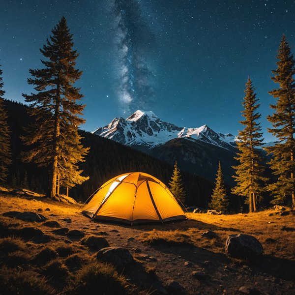 Quels sont les conseils pour organiser un camping en montagne pour observer les étoiles en automne?