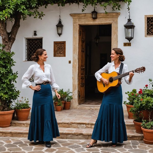 Où trouver une maison de vacances en Andalousie avec des ateliers de flamenco et des visites d'Alhambra?