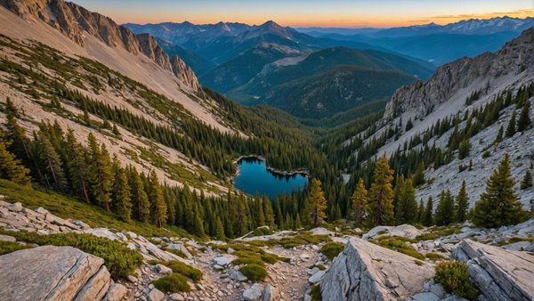 Quels sont les meilleurs sentiers pour une randonnée dans les montagnes de la Sierra Nevada, Californie?