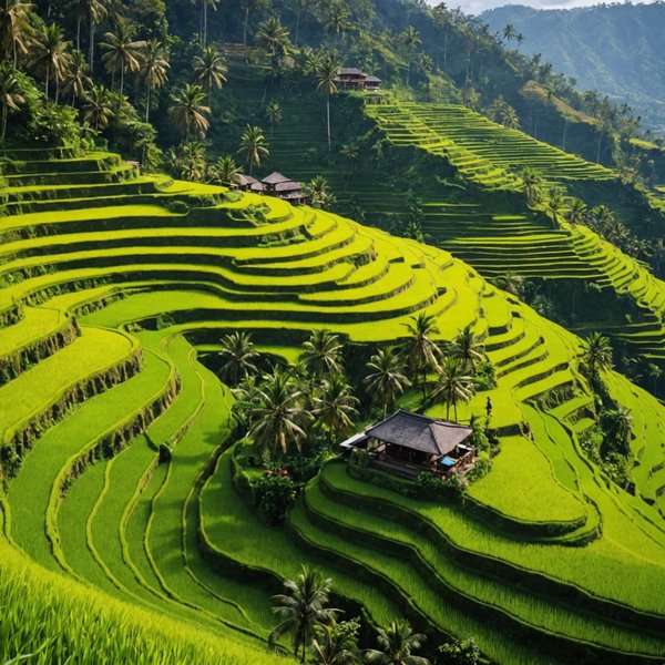 Comment explorer les rizières en terrasses de Bali, Indonésie?